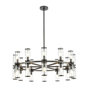 ALORA Lighting CH309024UBCG Chandelier, 24 Lights, Clear Glass/Urban Bronze