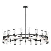 ALORA Lighting CH309042UBCG Chandeliers, Clear Glass/Urban Bronze