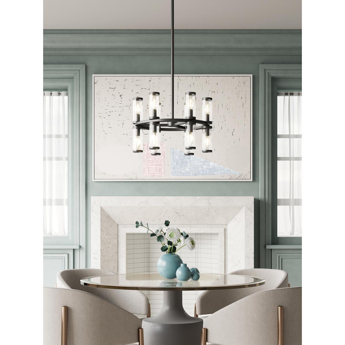 ALORA Lighting CH309066UBCG Chandelier, 12 Lights, Clear Glass/Urban Bronze