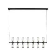 ALORA Lighting LP309077UBCG Linear Pendant, UL Rated, Clear Glass/Urban Bronze