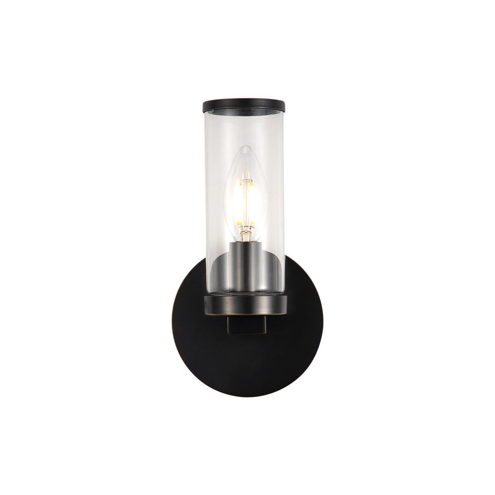 ALORA Lighting WV309001UBCG Revolve 1 Light Wall/Vanity Light Fixture, UL Damp Rated, Urban Bronze