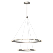 Kuzco CH63436-BN Rezz 36-in Chandelier, LED, Brushed Nickel