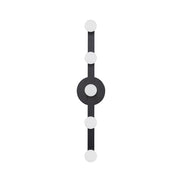 Kuzco Rezz WS63424-BK Wall Sconce, UL Damp Rated, Black