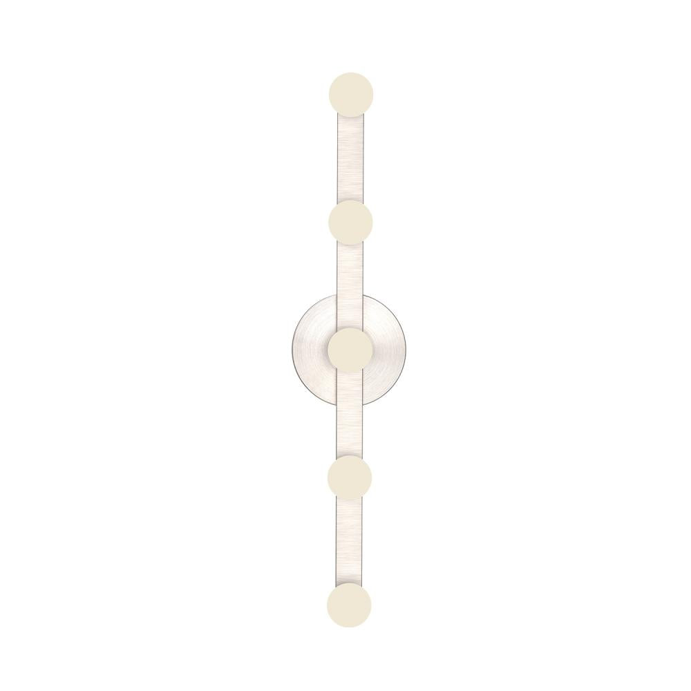 Kuzco Lighting WS63424-BN Wall Sconce, 21W Watt, Brushed Nickel