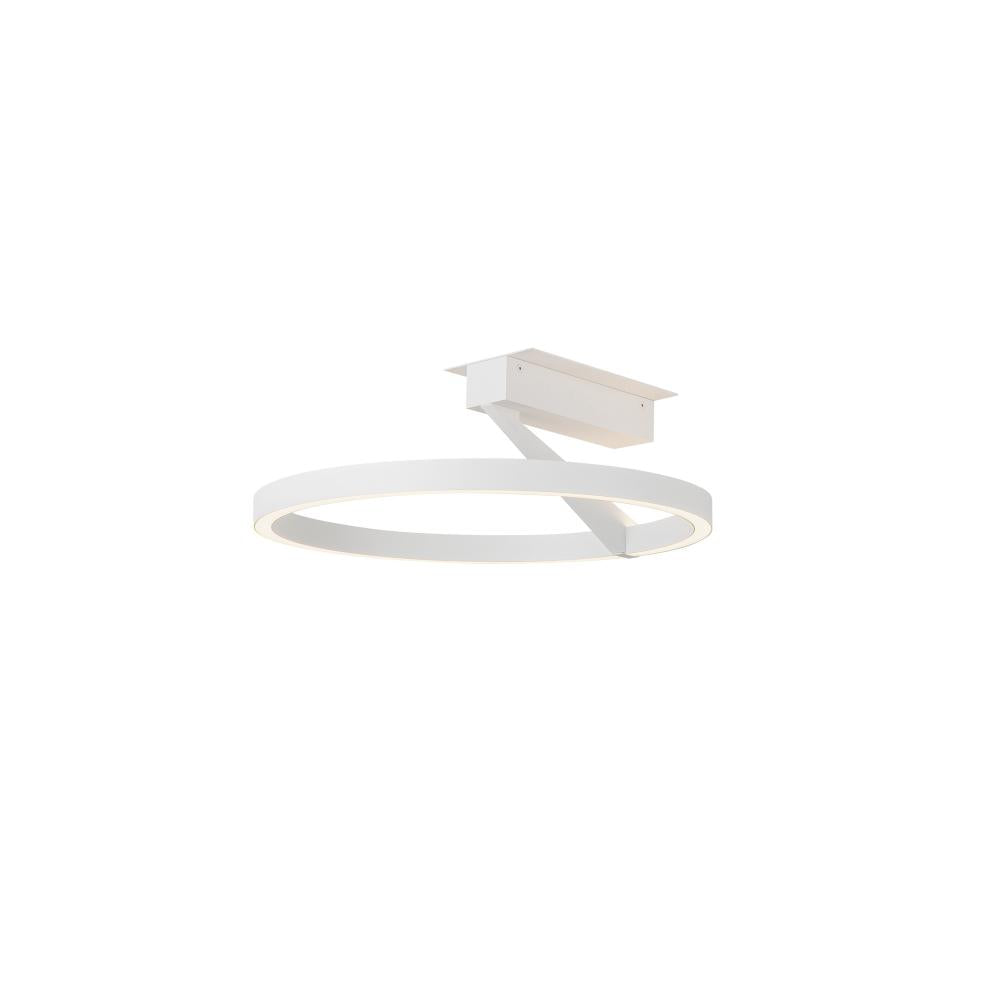 Kuzco Roda SF27716-WH-3WCCT-UNV Semi-Flush Mount, LED, White