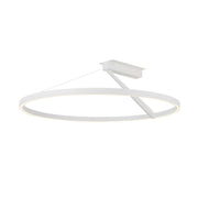 Kuzco Roda SF27731-WH-3WCCT-UNV Semi-Flush Mount, Modern LED, White