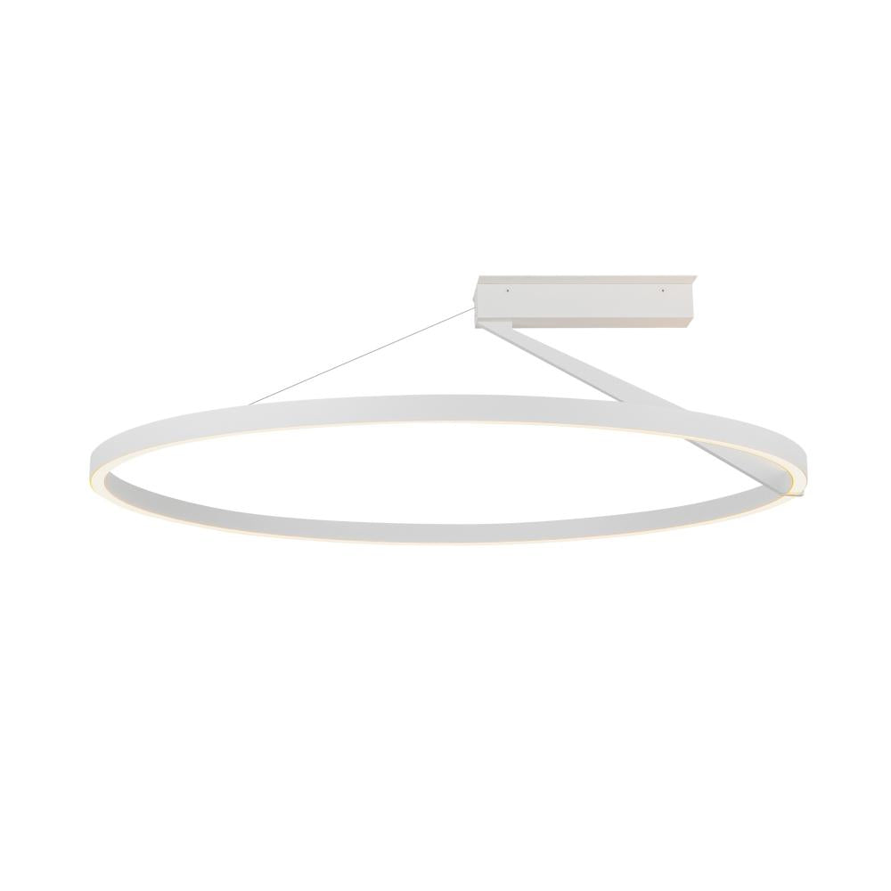 Kuzco Roda SF27731-WH-3WCCT-UNV Semi-Flush Mount, Modern LED, White