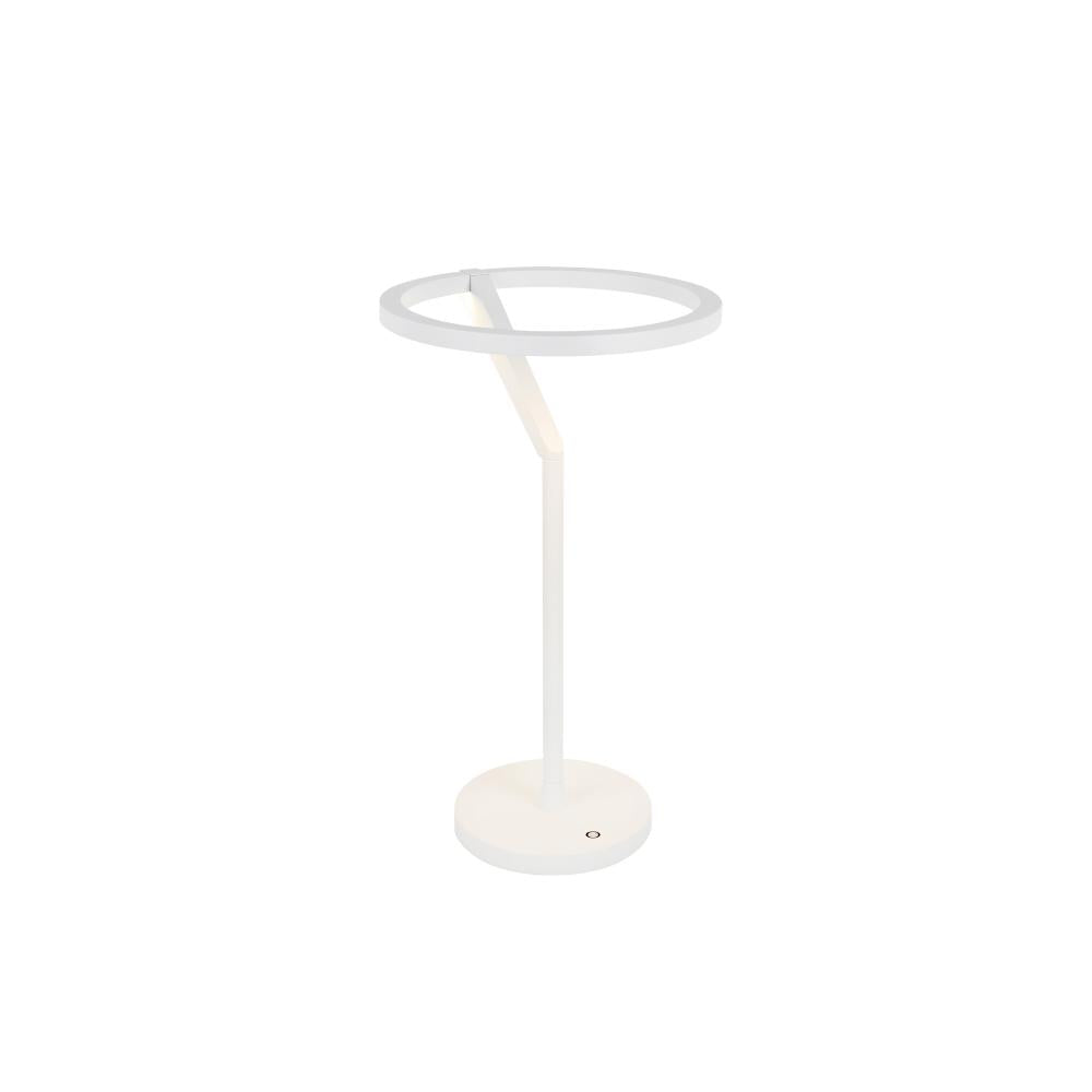 Kuzco Roda TL27715-WH Table Lamp, 8-in, Scandinavian Minimalism, White
