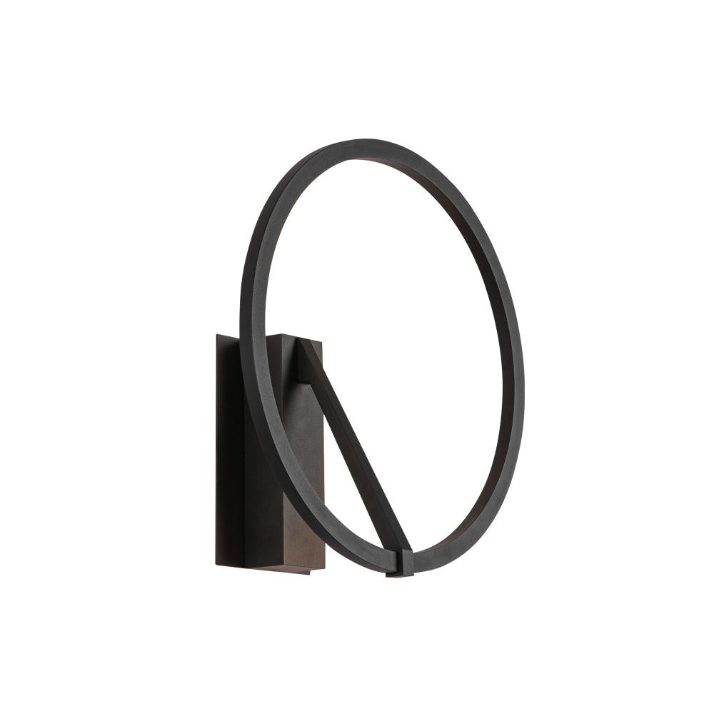Kuzco Roda WS27713-BK-3WCCT-UNV Wall Sconce, 15W, Black