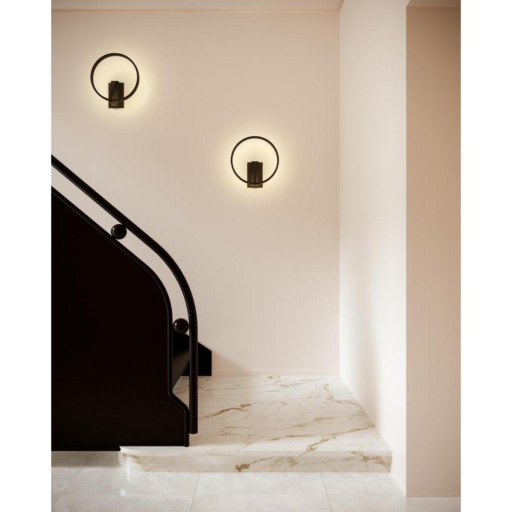 Kuzco Roda WS27713-BK-3WCCT-UNV Wall Sconce, 15W, Black