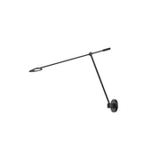 Kuzco Lighting WS90101-BK Rotaire 38-in LED Wall Sconce, UL Damp Rated, Black
