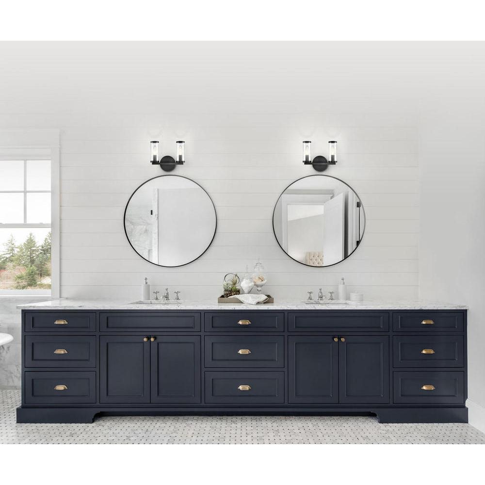 ALORA Lighting WV309022UBCG Wall/Vanity Light Fixture, UL Damp Rated, Urban Bronze