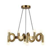 Eclectic Chandelier by ALORA MOOD Lighting CH420823BG - Brushed Gold