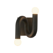 Alora Mood Lighting WV420206MB Wall Vanity Lights, 6-in Socket, Matte Black