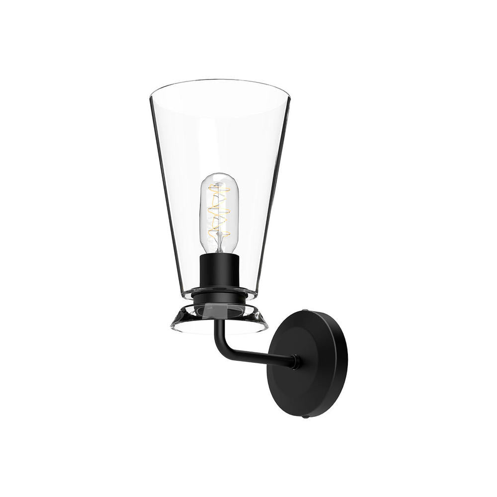 ALORA MOOD Lighting WV570006MBCL Wall/Vanity Light Fixture, UL Damp Rated, Matte Black
