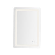 Kuzco VM31124-5CCT Vanity Mirror, LED, Sandblasted Merc Edge