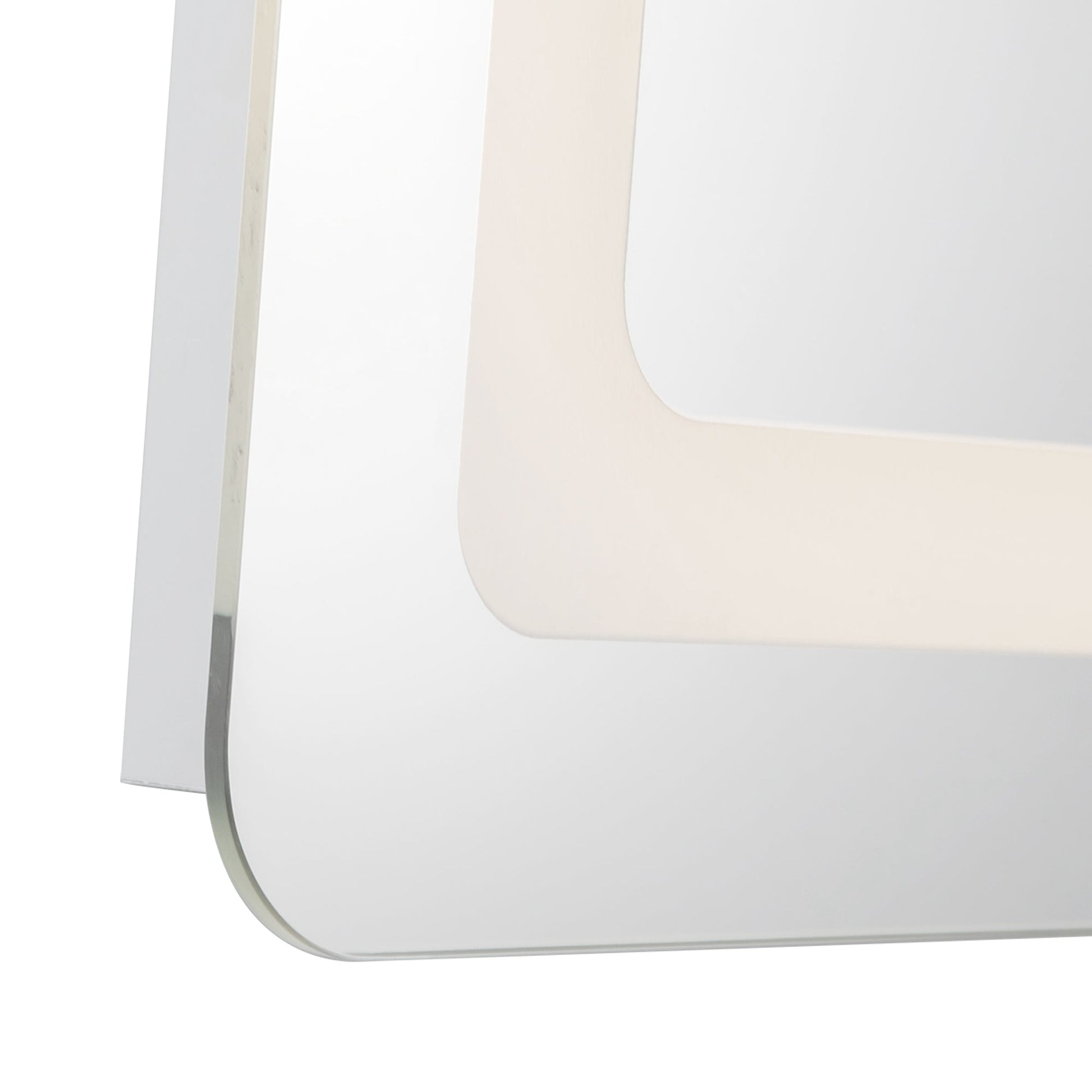 Kuzco VM31124-5CCT Vanity Mirror, LED, Sandblasted Merc Edge