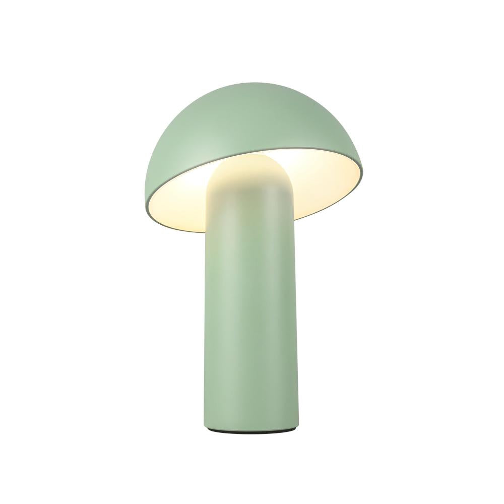 Kuzco TL65210-GN Setas 6-in Sage Green LED Table Lamp, UL Damp Rated, Sage Green