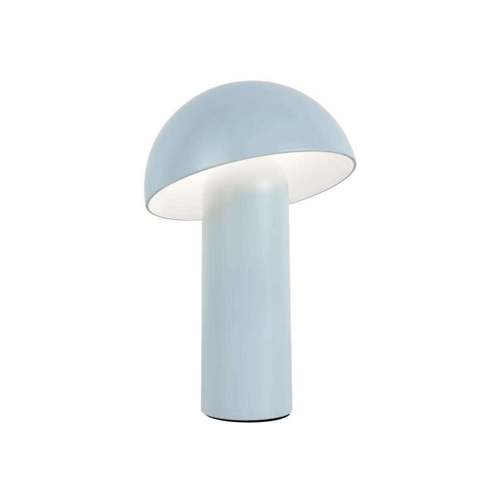 Kuzco TL65210-SY Setas 6-in Sky Blue LED Table Lamp, UL Damp Rated, Sky Blue