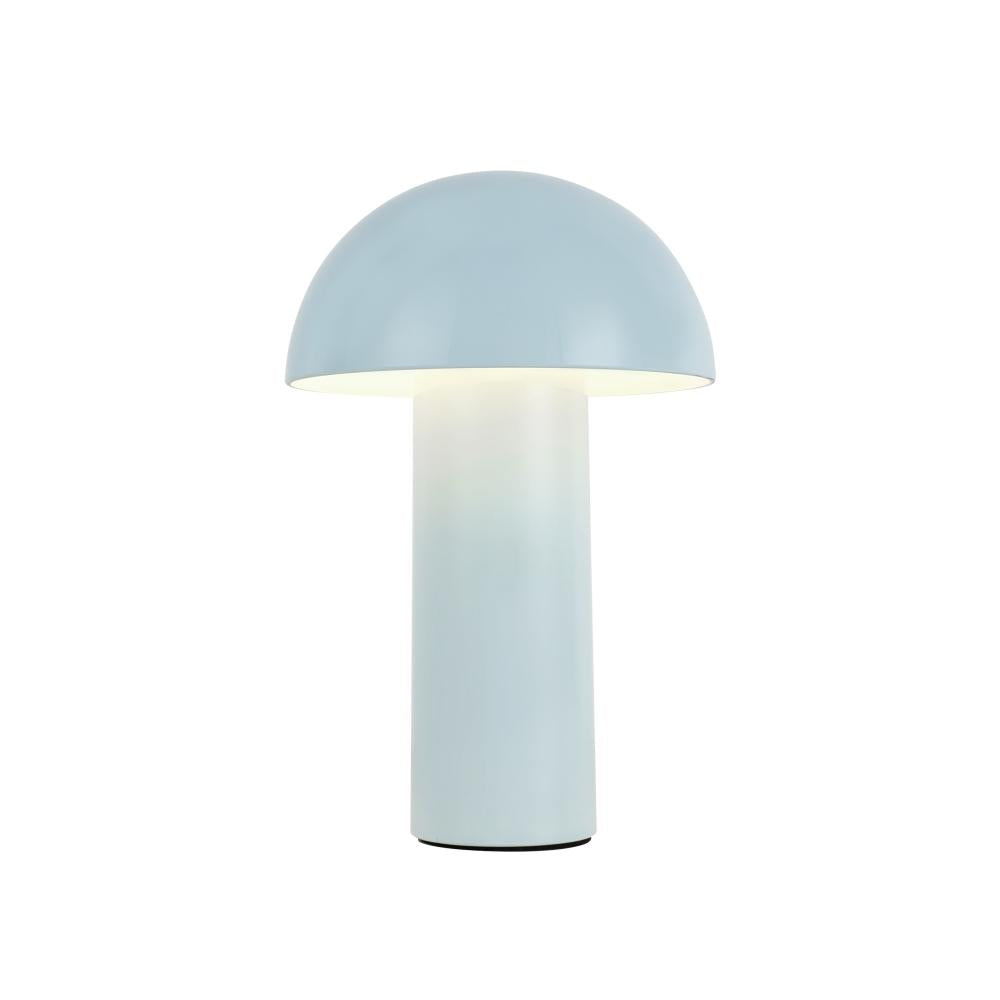 Kuzco TL65210-SY Setas 6-in Sky Blue LED Table Lamp, UL Damp Rated, Sky Blue