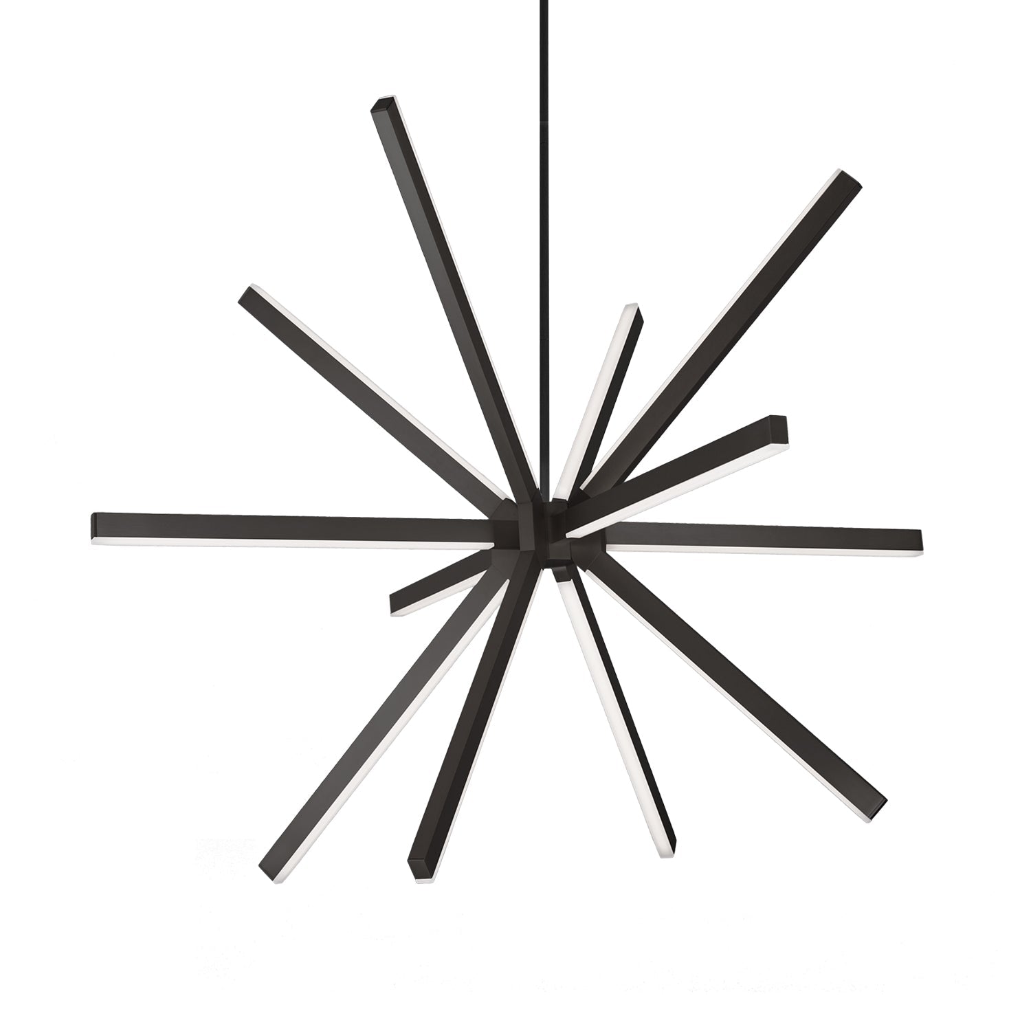 Kuzco Lighting CH14348 Black LED Chandelier, 48W Watt, Contemporary, Black