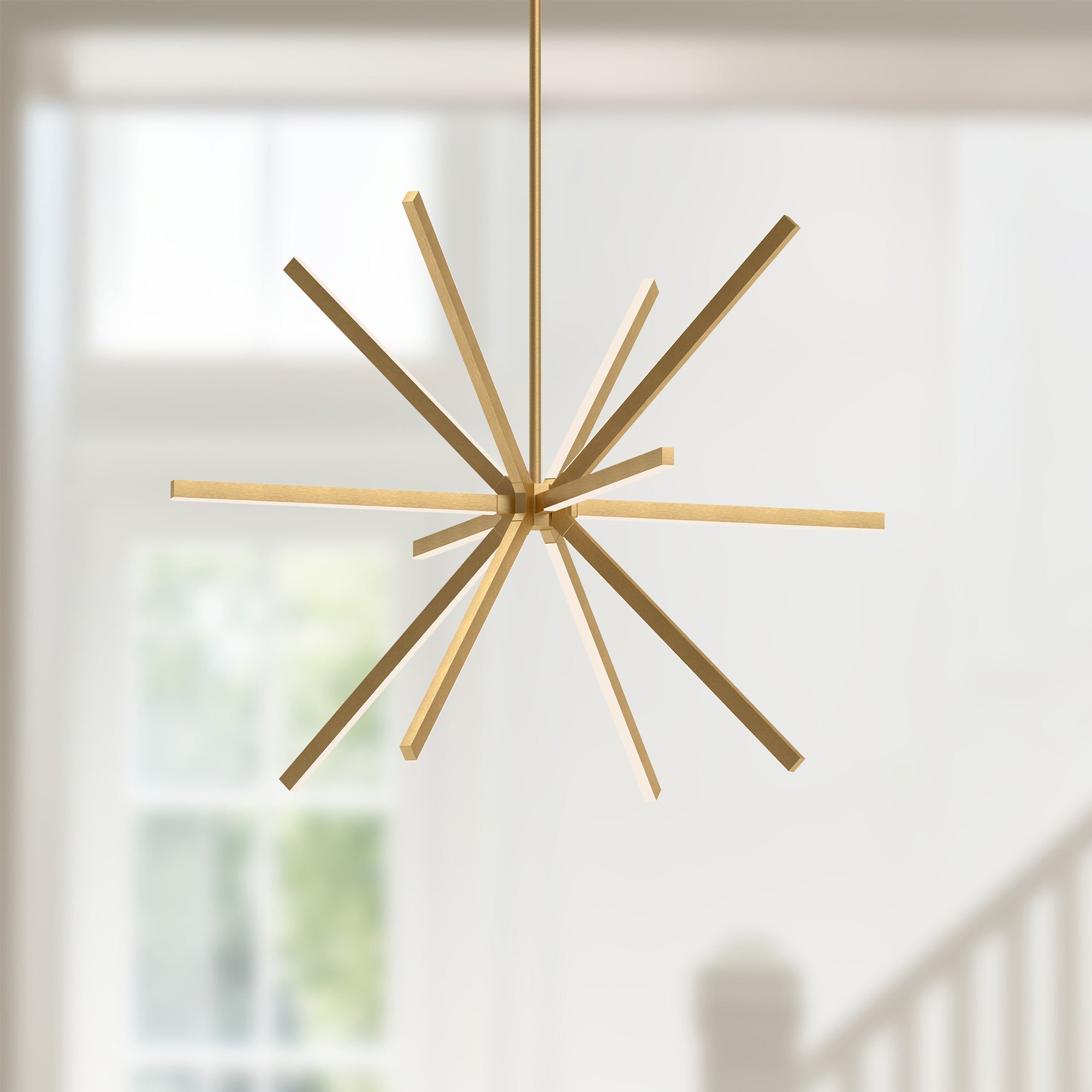 Kuzco Lighting CH14356-BG-UNV LED Chandelier, 56-in, Contemporary, Brushed Gold