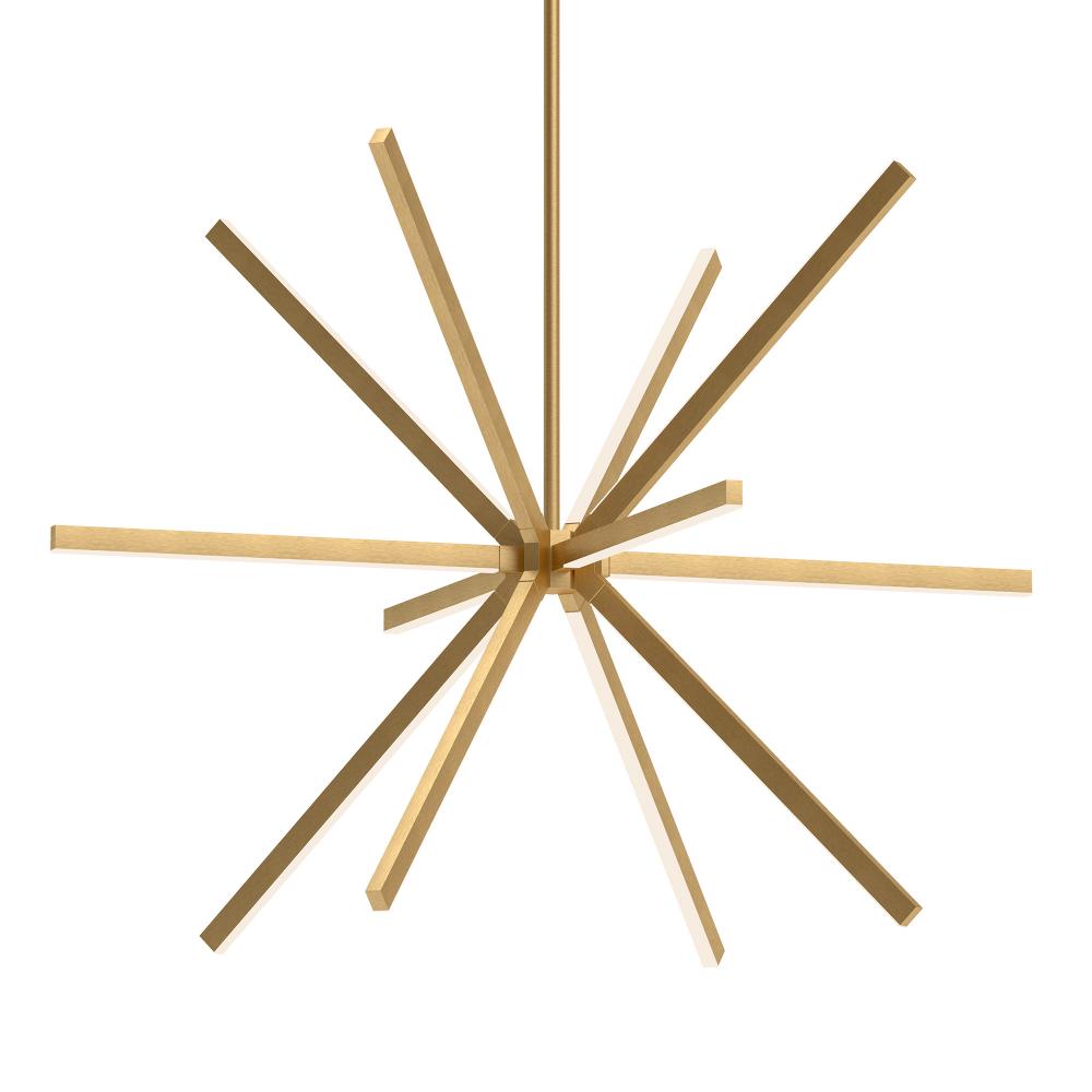 Kuzco Lighting CH14356-BG LED Chandelier, UL Damp Rated, Brushed Gold