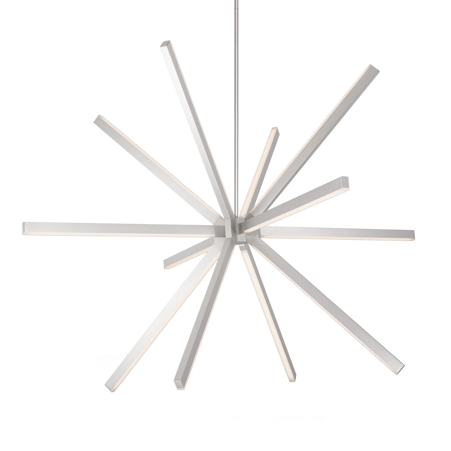 Kuzco Lighting CH14356-BN-UNV Led Chandeliers, Contemporary, Brushed Nickel