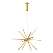 Kuzco CH14232-BG Sirius Minor 32-in LED Chandelier, UL Listed, Brushed Gold