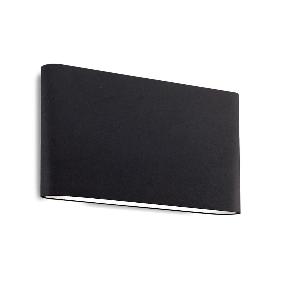 Kuzco Lighting AT6510-BK Slate All-terior Wall Lights, LED, Black