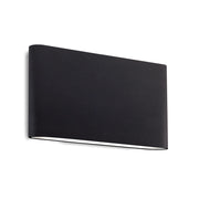 Kuzco Lighting AT6510-BK Slate All-terior Wall Lights, LED, Black