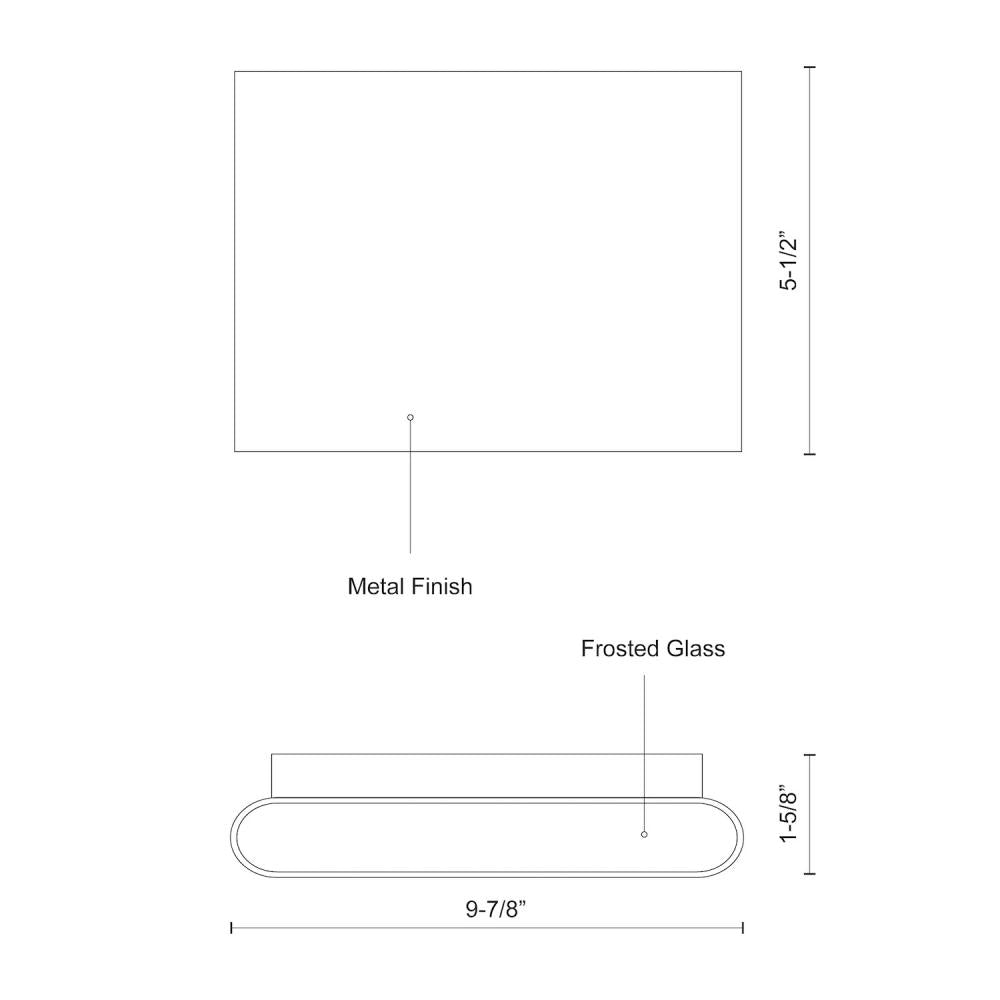 Kuzco Lighting AT6510-WH All-terior Wall Light Fixture, UL Damp Rated, White