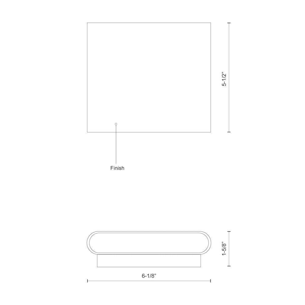 Kuzco Lighting AT68006-BK All-terior Wall Lights, LED, Black