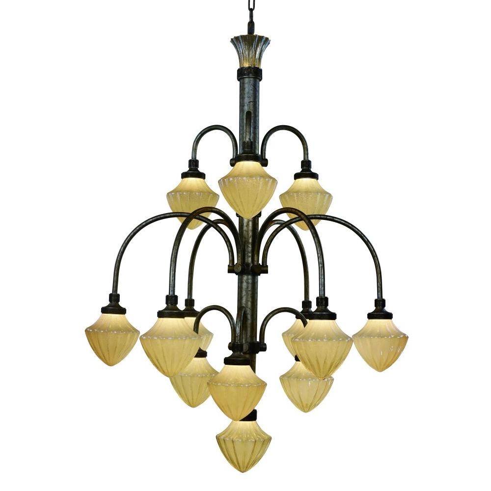 Studio M WILSHIRE SM23438TGAG Chandelier Traditional - Argent