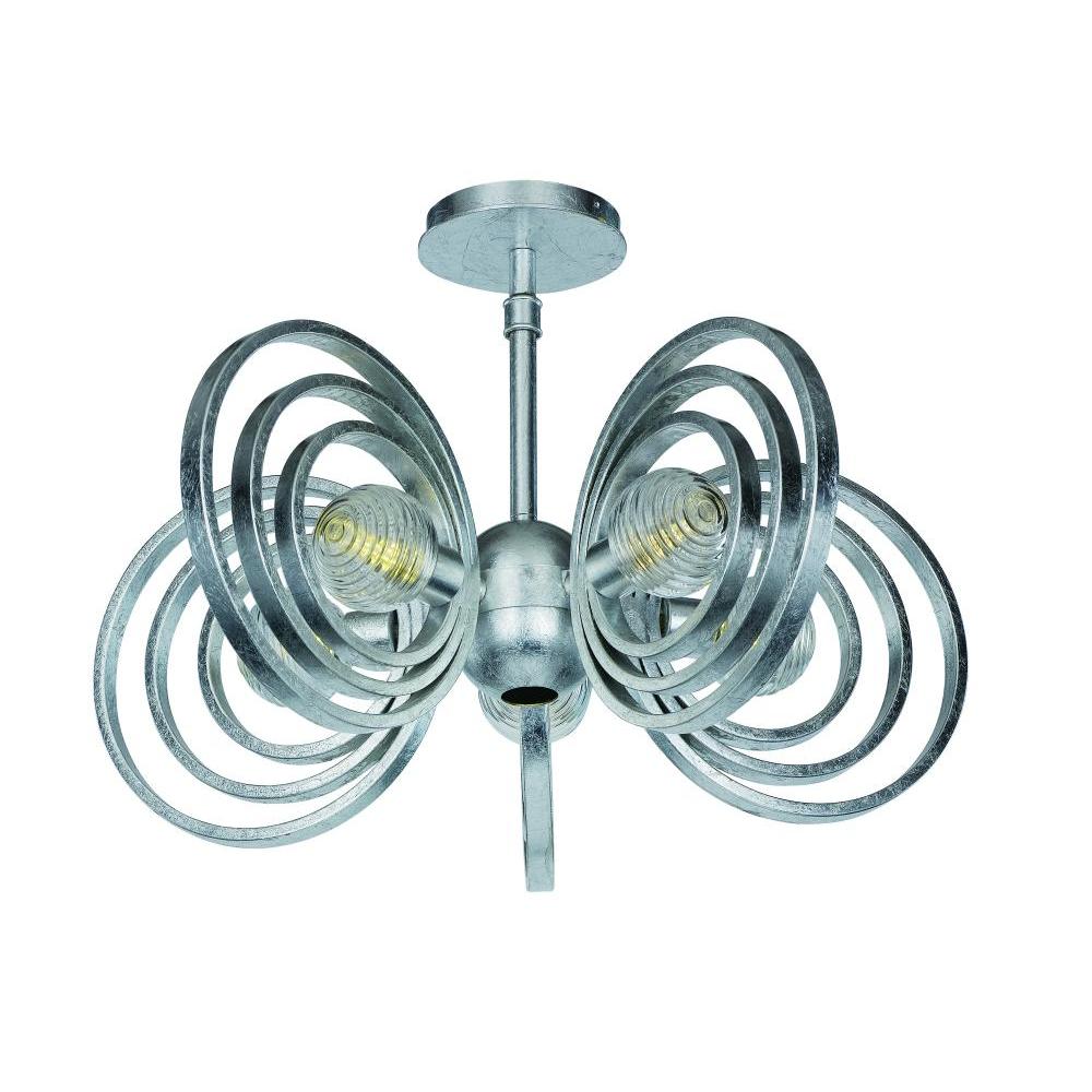 Studio M FREQUENCY SM23634CRSL Pendant Traditional - Silver Leaf