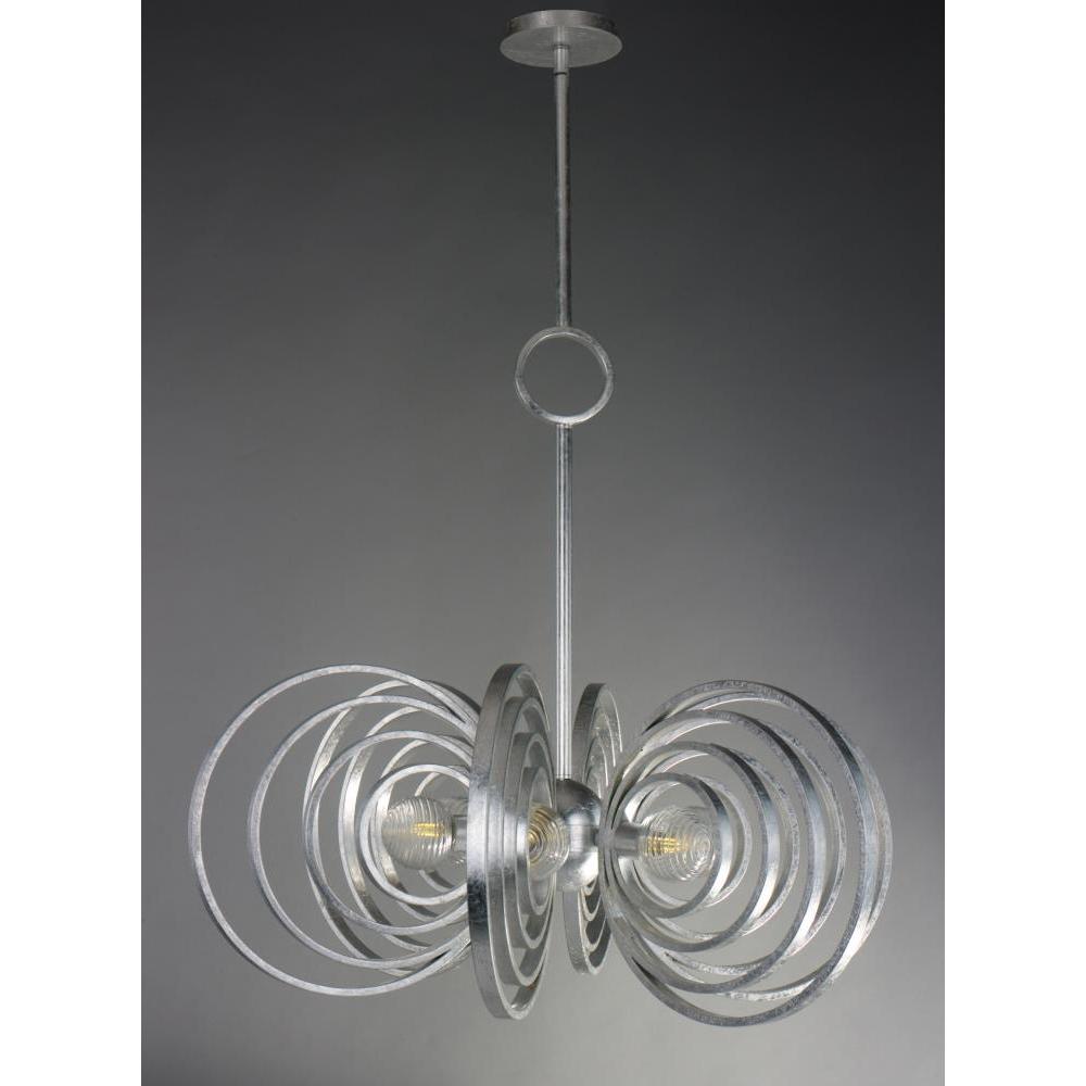 Studio M FREQUENCY SM23636CRSL Pendant Traditional - Silver Leaf