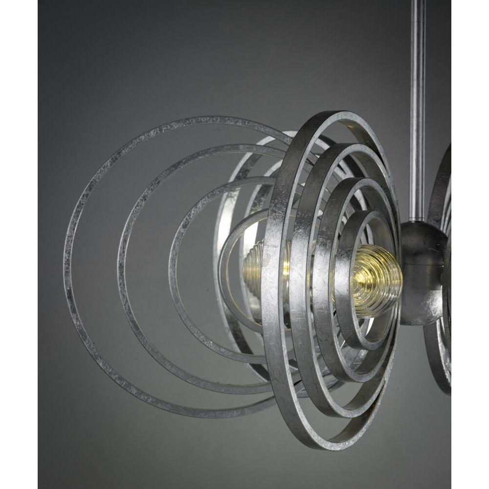 Studio M FREQUENCY SM23636CRSL Pendant Traditional - Silver Leaf