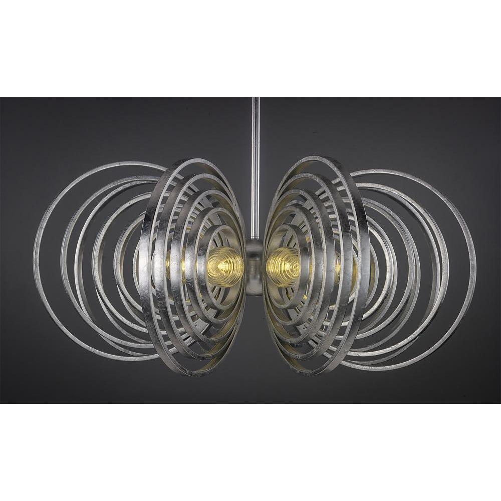 Studio M FREQUENCY SM23638CRSL Pendant Traditional - Silver Leaf