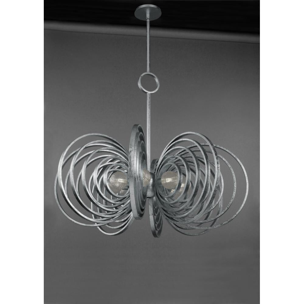 Studio M FREQUENCY SM23638CRSL Pendant Traditional - Silver Leaf