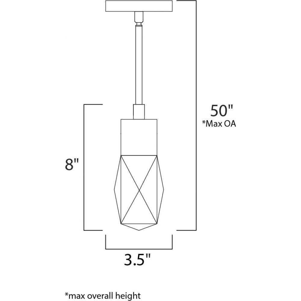 Studio M EMPIRE SM23640BCPN Pendant Traditional - Polished Nickel