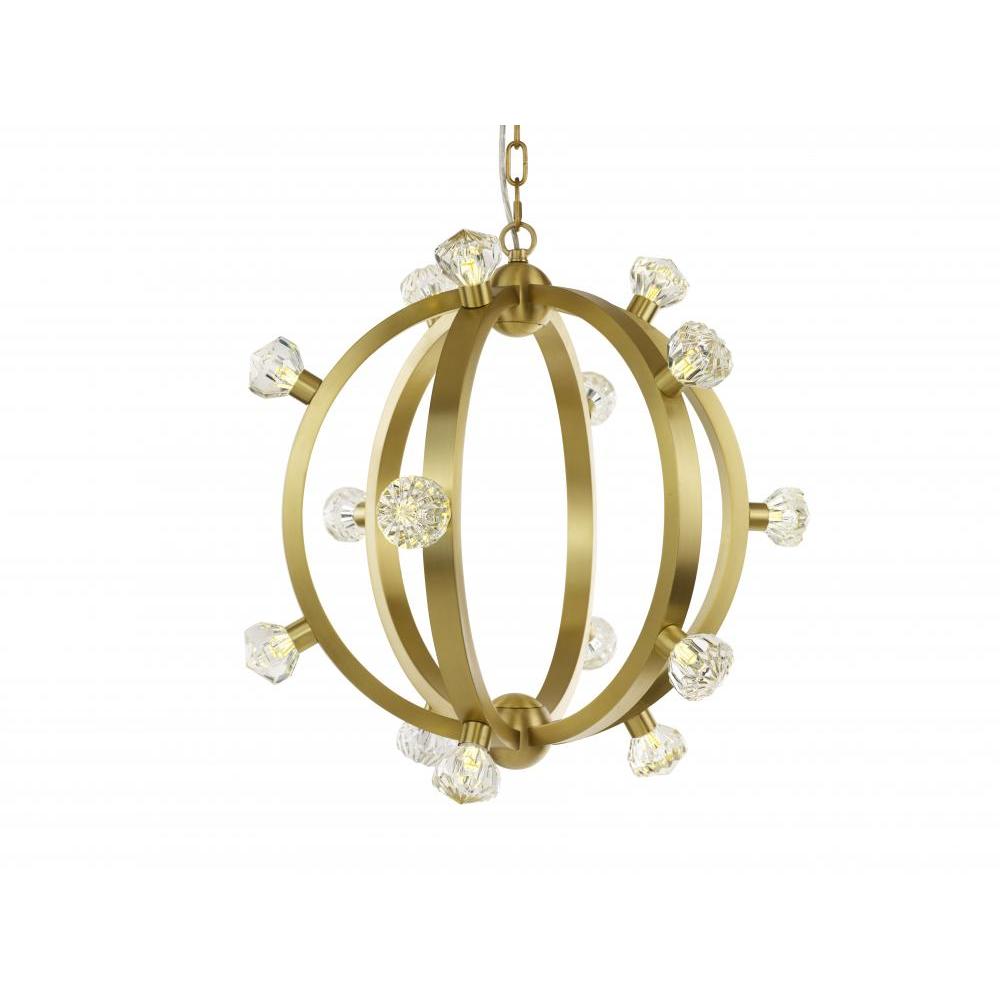 Studio M NORMA JEANE SM23772BCSBR Pendant Traditional - Satin Brass