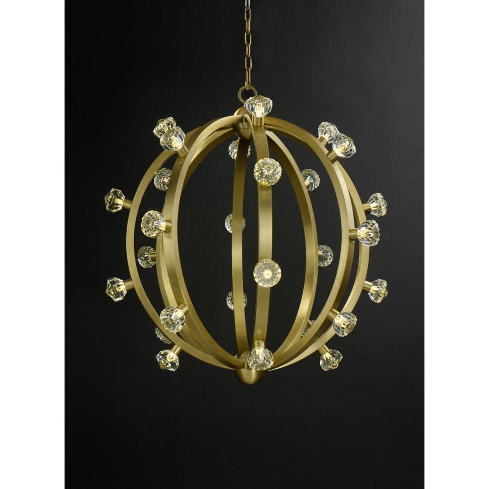 Studio M NORMA JEANE SM23774BCSBR Pendant Traditional - Satin Brass