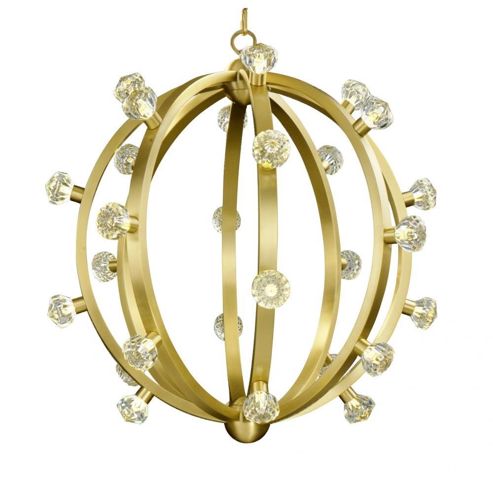 Studio M NORMA JEANE SM23774BCSBR Pendant Traditional - Satin Brass