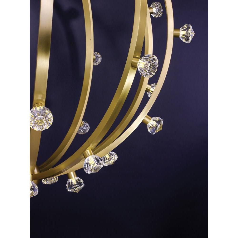 Studio M NORMA JEANE SM23774BCSBR Pendant Traditional - Satin Brass