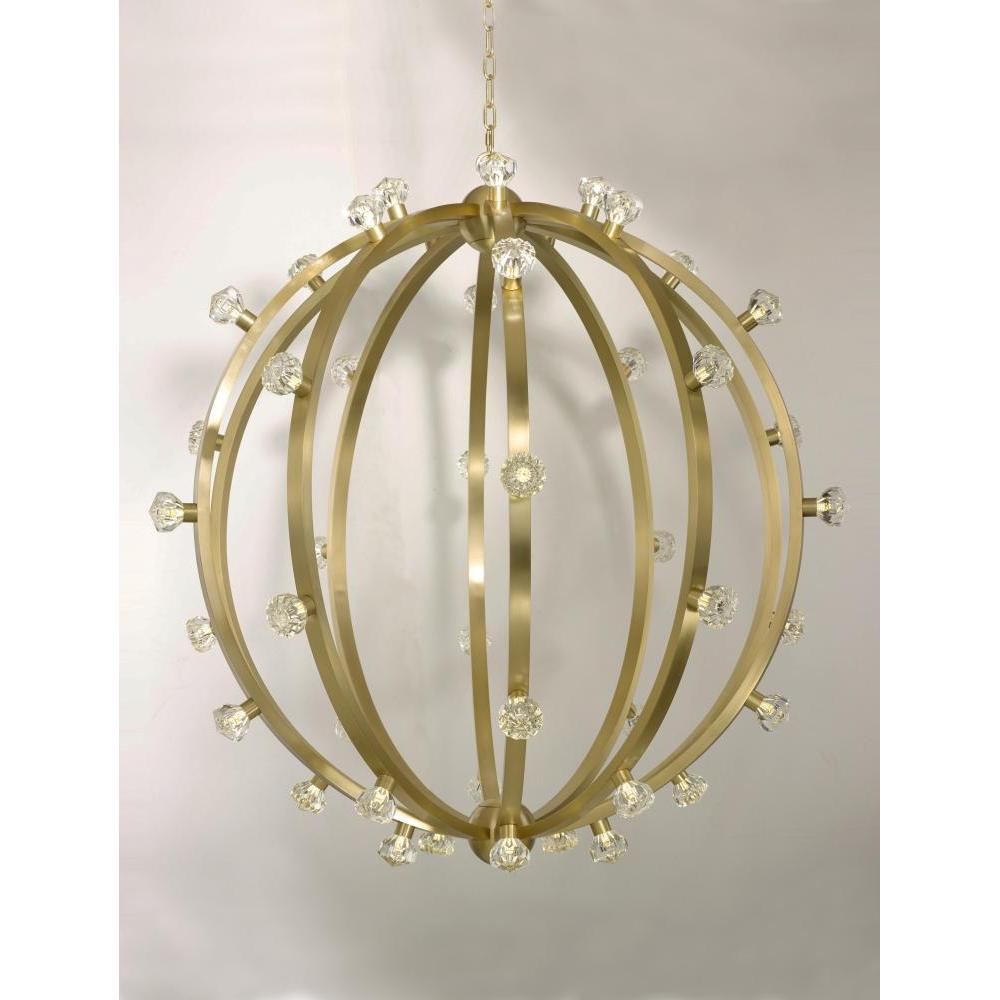 Studio M NORMA JEANE SM23776BCSBR Pendant Traditional - Satin Brass