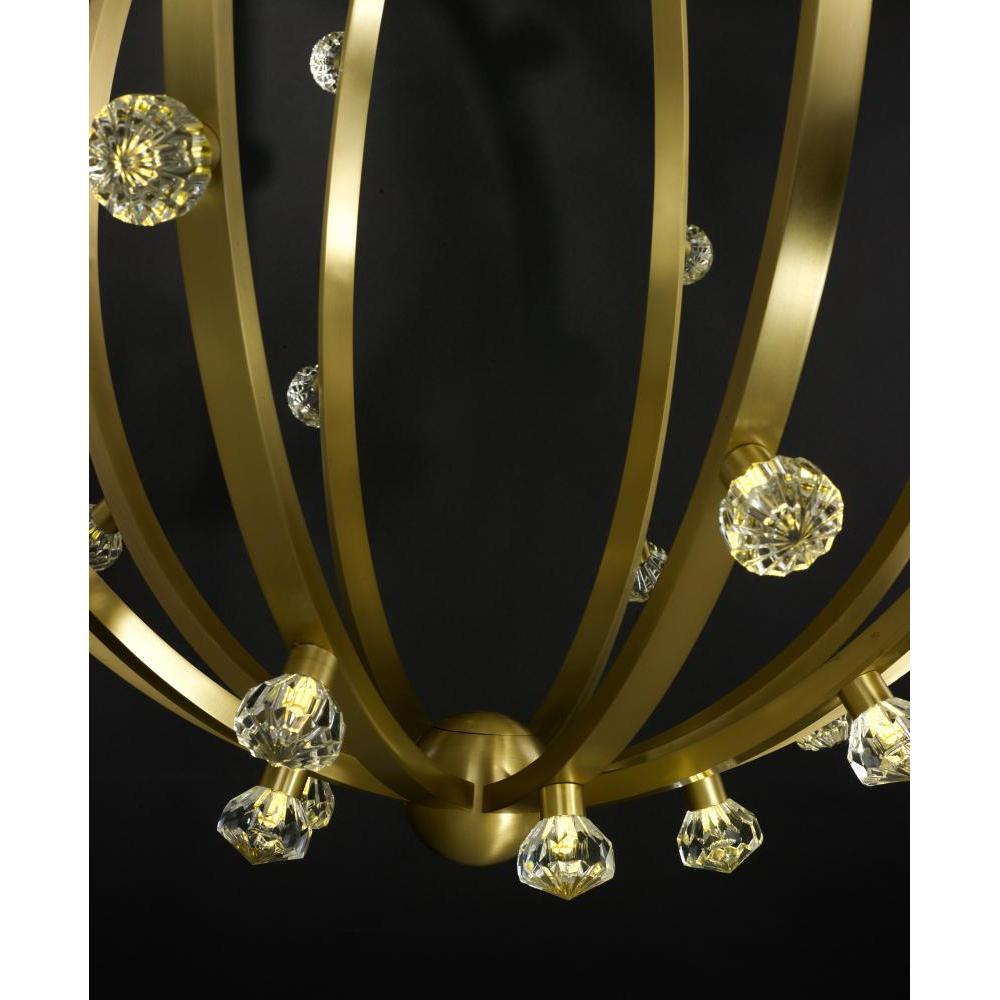 Studio M NORMA JEANE SM23776BCSBR Pendant Traditional - Satin Brass