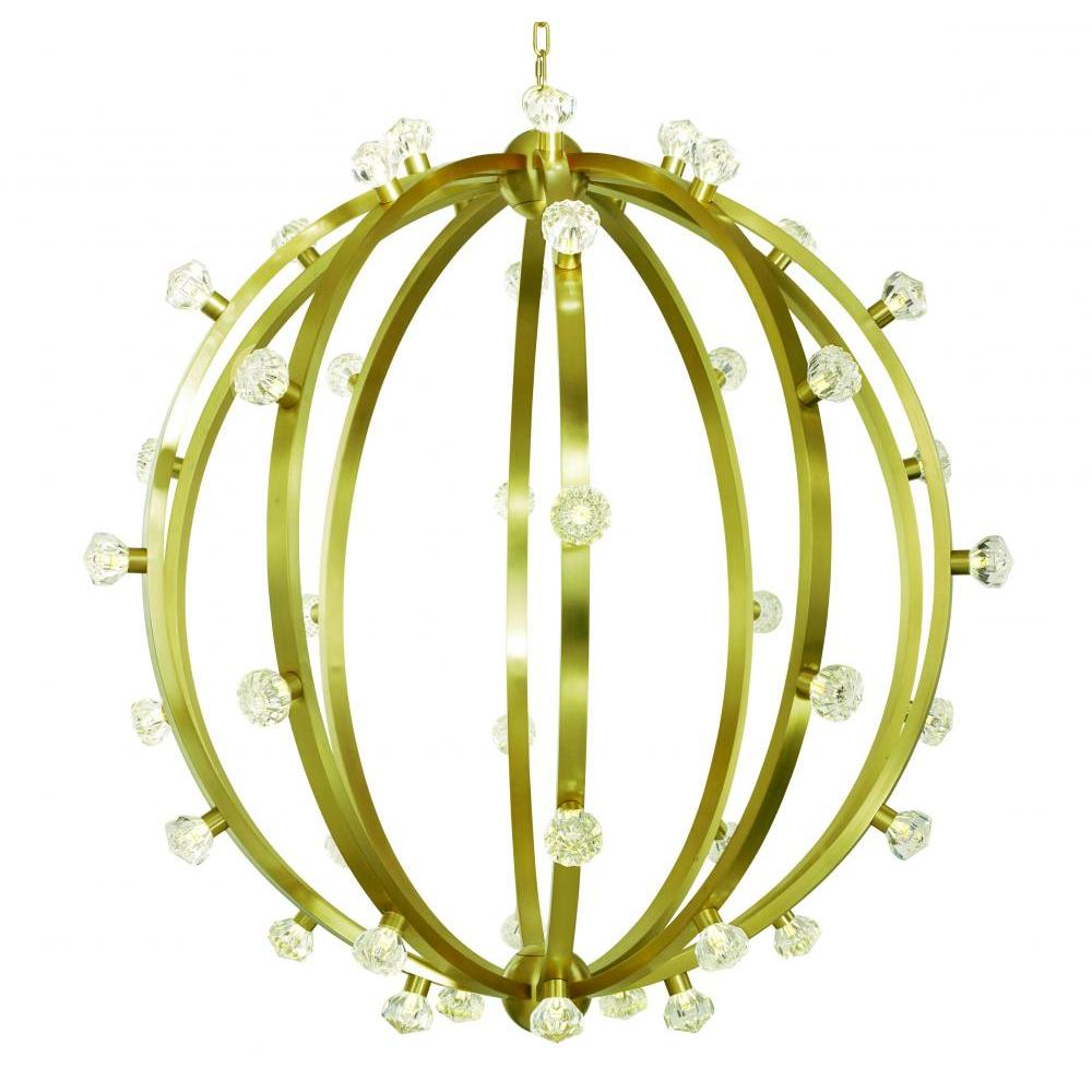 Studio M NORMA JEANE SM23776BCSBR Pendant Traditional - Satin Brass