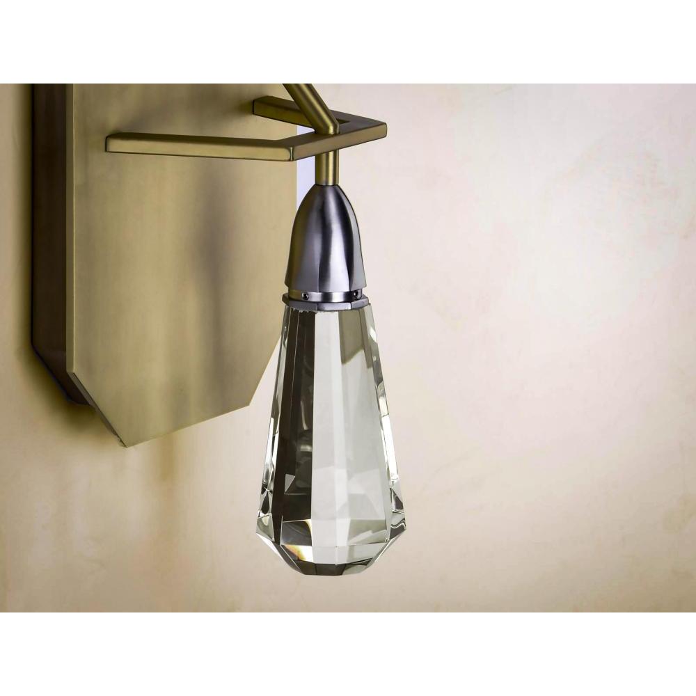 Studio M 10 CARAT SM23781BCSNSBR Sconce Traditional - Satin Nickel Satin Brass
