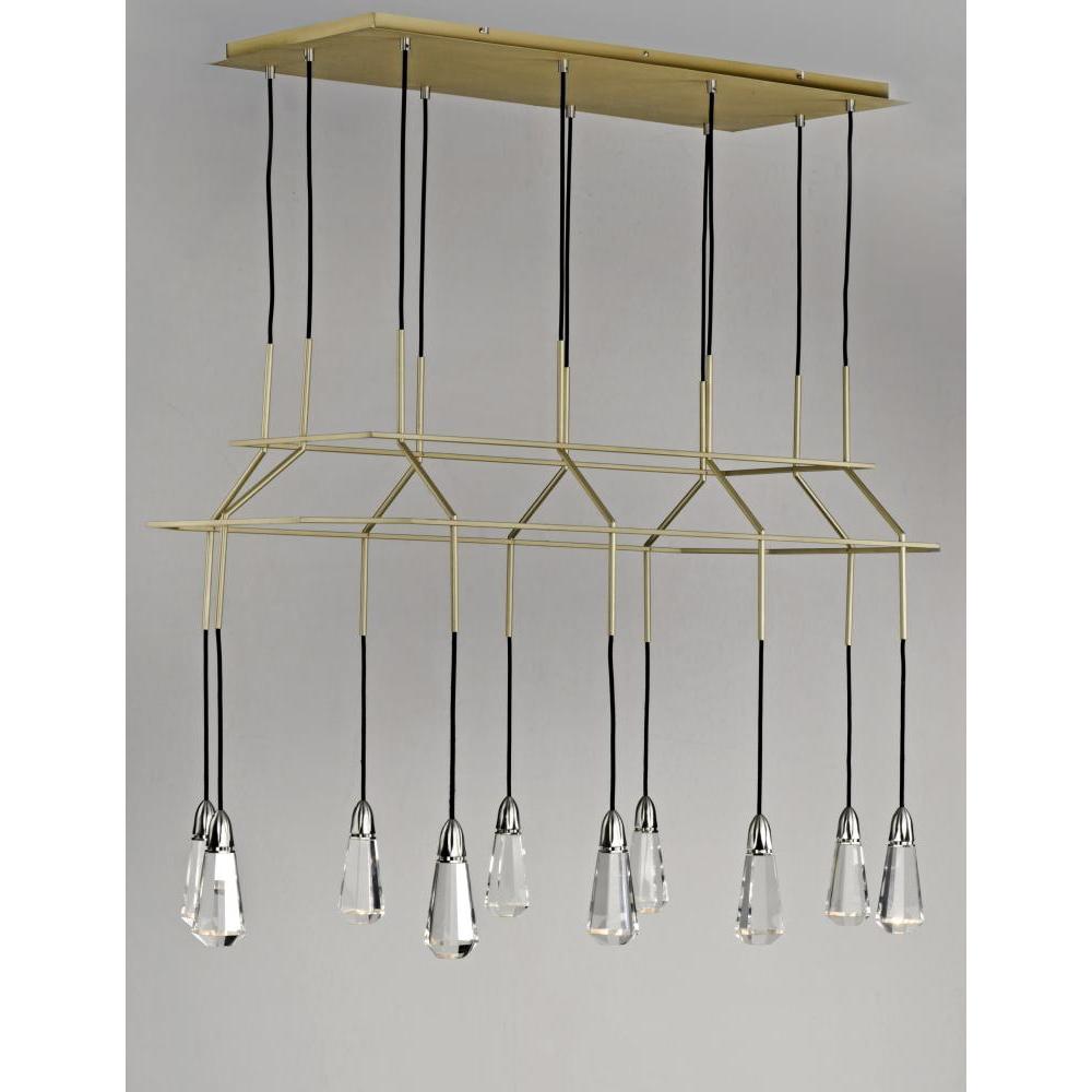 Studio M 10 CARAT SM23787BCSNSBR Pendant Traditional - Satin Nickel Satin Brass