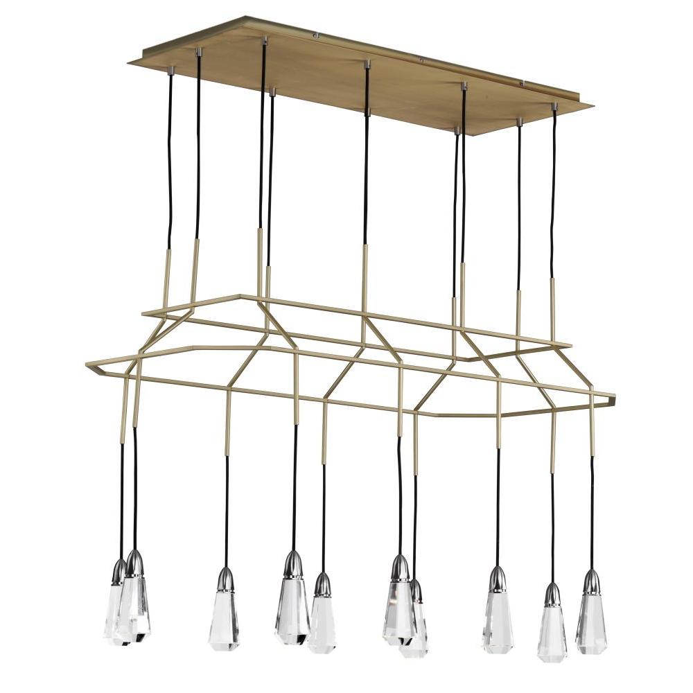 Studio M 10 CARAT SM23787BCSNSBR Pendant Traditional - Satin Nickel Satin Brass